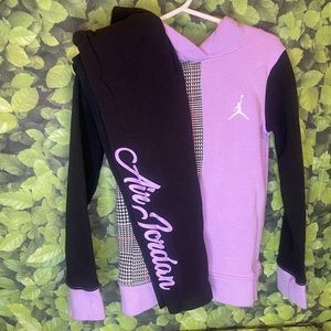 Toddlers Jordan Hoodie and Leggins Set